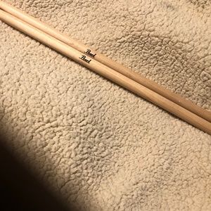 Tan Pearl drumsticks